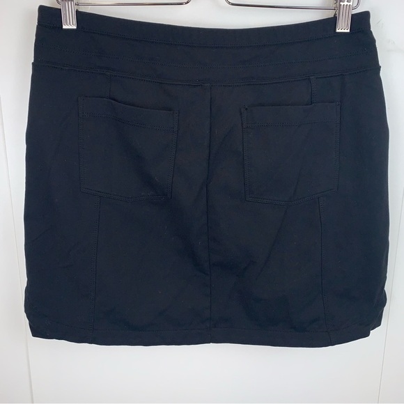 Athleta M Metro Black Mini Skirt Skorts Athletic Golf Tennis Pickleball Shorts - Picture 4 of 8